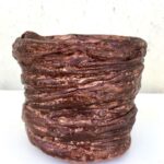 Concrete Brown Flower Pot