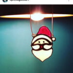 Santa Claus Stained Glass
