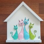 Cat Family-Keychain