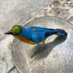 Patterned Bird in Murano Glass
