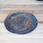Handmade Ceramic Dark Plate - Autumn Collection