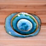 Handmade Triple Bowl Plate Set – Fall Collection