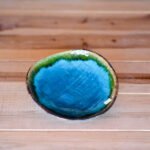 Handmade Ceramic Plate - Turquoise Collection