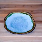 Handmade Blue Ceramic Plate - Turquoise Collection