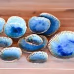 Handmade Ceramic Plate Set of 10 - Turquoise Collection