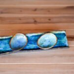 Handmade Long Ceramic Plate Set of 3 - Turquoise Collection