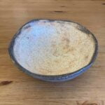 Handmade Stone Design Ceramic Bowl