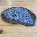 Handmade Blue Leaf Ceramic Plate