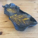 Handmade Long Leaf Ceramic Sushi Plate