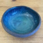 Handmade Ocean Blue Ceramic Bowl