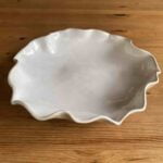 Handmade Royal Flower Design Ceramic Plate