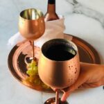 Copper Wine & Cocktail Glass Set of 2