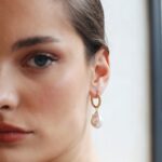 Baroque Pearl Hoop Earrings