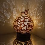 Leaves Handmade Gourd Lamp