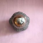 Sculptural Amorphous Form Small Ceramic Table Lamp