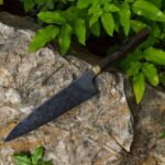 Engraved handmade gyuto japaneese chef knife