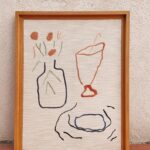 JUG Framed Woven Wall Art 50x70 cm