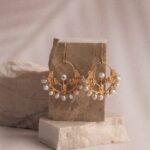 Gold Pearl Earrings