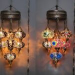 Customizable Mosaic Ceiling Pendant Lamp