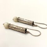 Vintage Silver Mother of Pearl Earrings