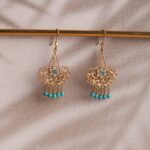 Handmade Turquoise Dangling Earrings