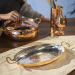 Copper Oven Pan with Two Handle