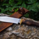 Engraved Handmade Bowie Knife