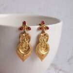 Gold Bronze Earrings