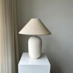 Ceramic Textured Nordic Bohemian Contemporary Style Table Lamp