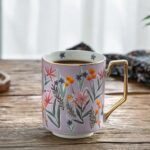 Floral Patterned Ceramic Mug