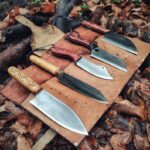 Handmade cheff set hand forged knives