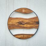 Made to Order Wood & Moss Wall Clock