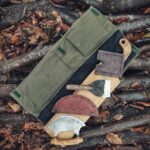 Handmade cheff set 1 cutting board 2 cheff knives