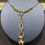 Star Pendant Necklace with Chain - 14K Gold