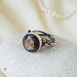 Chocolate Brown Sapphire Ring