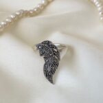 Delicate Angel Feather Ring