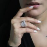 Diamond Engagement & Wedding Ring - 14K Solid White Gold - Baguette Cut 1.67 ct