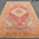 Large Vintage Home Decor Red Anatolian Bedroom Carpet - 69x110 inches