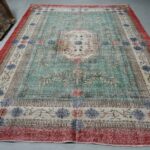 Antique Vintage Turkish Oversize Carpet - 85x126 inches